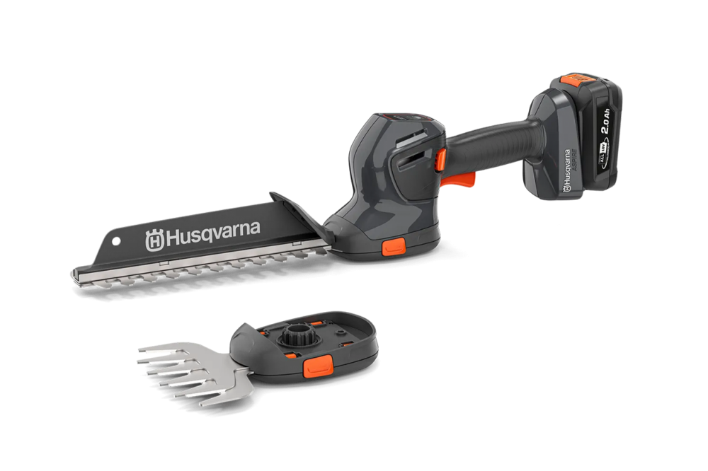 Cisaille Sans Fil Husqvarna Aspire S20-P4A 18V - Lame Herbe 130 Mm Et Lame Arbustes 220 Mm - Avec Batterie Et Chargeur