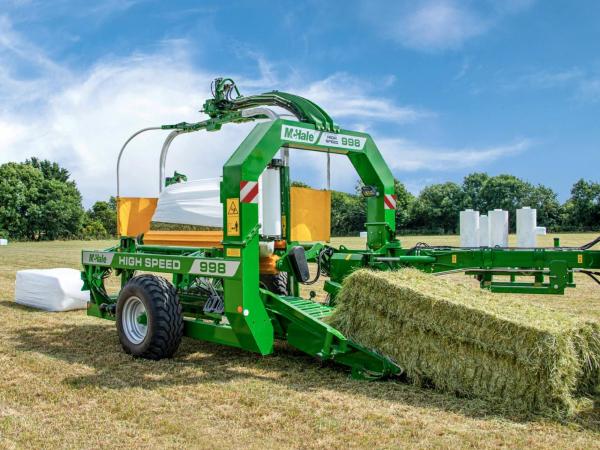 McHale 998 High Speed-Square Bale Wrapper